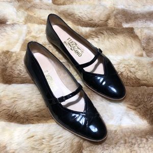 Salvatore Ferragamo Audrey Patent Ballet Flats